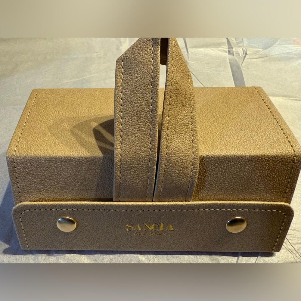 SANCIA 3-slot foldable sunglass storage case
